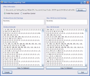 Effect Compiling Tool