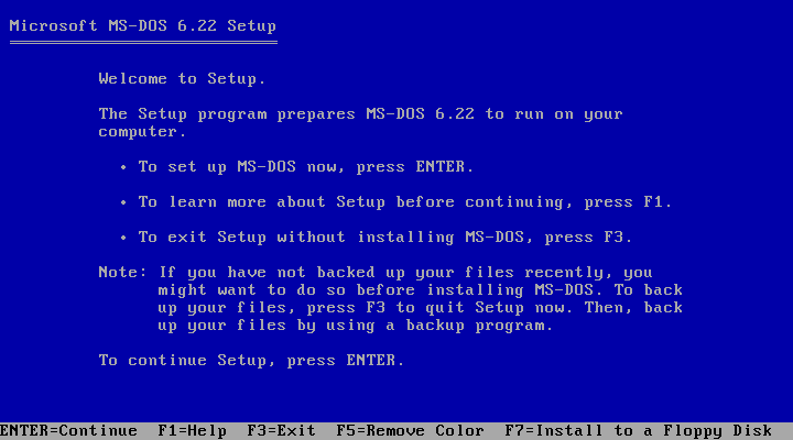 dos disk size limit